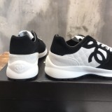 Chanel 22s New Panda Color Matching Casual Sneakers With Original Box