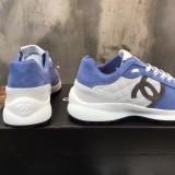 Chanel 22s New Panda Color Matching Casual Sneakers With Original Box