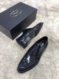 Prada Men's Boutique Luxury Brand Leather Shoes With Original Box