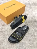 Louis Vuitton Men's Luxury Brand Slippers Sandals With Original Box