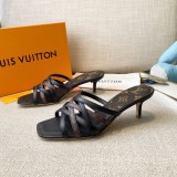 Louis Vuitton Women's New Summer Collection Versatile Classic Stiletto Shoes With Original Box