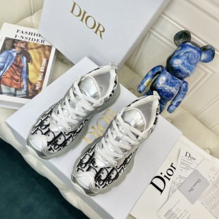 Dior 2022 women's early spring new transparent bottom casual sneakers with original box