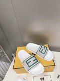 Fendi Spring/Summer 2022 Latest Couple Slippers With Original Box