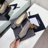 Chanel Luxury Brand Fashion Pointed Toe Shoes With Original Box