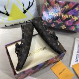 Louis Vuitton 2022ss Ladies New Luxury Brand Classic Fashion Loafers With Original Box