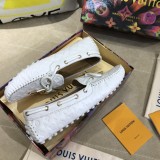 Louis Vuitton 2022ss Ladies New Luxury Brand Classic Fashion Loafers With Original Box