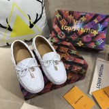 Louis Vuitton 2022ss Ladies New Luxury Brand Classic Fashion Loafers With Original Box