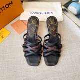 Louis Vuitton Women's New Summer Collection Versatile Classic Stiletto Shoes With Original Box