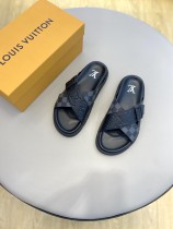 Louis Vuitton Men's Spring Summer Slippers with Original Box