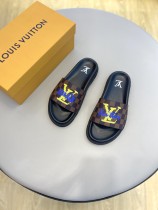 Louis Vuitton Men's Spring Summer Slippers with Original Box