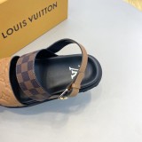 Louis Vuitton Men's Spring Summer Slippers with Original Box