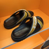 Louis Vuitton Men's Spring Summer Slippers with Original Box