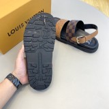 Louis Vuitton Men's Spring Summer Slippers with Original Box