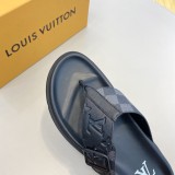 Louis Vuitton Men's Spring Summer Slippers with Original Box