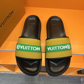 Louis Vuitton Men's Spring Summer Slippers with Original Box