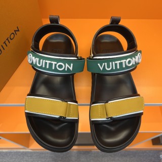 Louis Vuitton Men's Spring Summer Slippers with Original Box