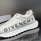 Givenchy Men's Cutout Calfskin Vintage Sneakers with Original Box