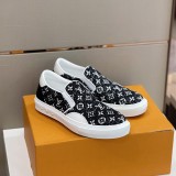 Louis Vuitton 2022 latest casual sports loafers with original box