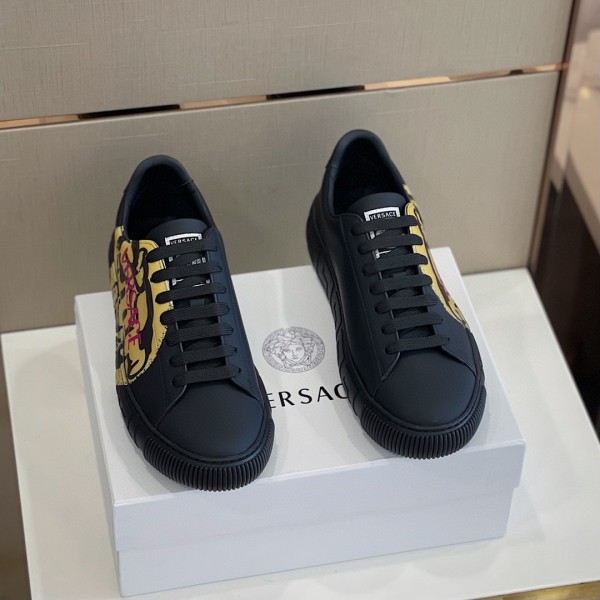 Versace New Men's Small White Shoes Casual Sneakers With Original Box