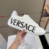 Versace New Men's Small White Shoes Casual Sneakers With Original Box