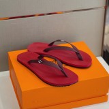 Hermes Flip-Flops Classic High Quality Men's Slippers with Original Box