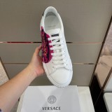 Versace New Men's Small White Shoes Casual Sneakers With Original Box