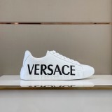 Versace New Men's Small White Shoes Casual Sneakers With Original Box