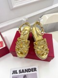 Valentino Spring/Summer 2022 New Rivet Wedge Sandals with Original Box