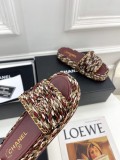 Chanel 2022 spring and summer new products classic elements catwalk thick-soled slippers with original box