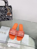 Dior 2022 latest CD hardware buckle slippers with original box