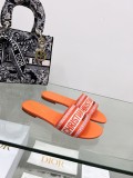 Dior 2022 latest CD hardware buckle slippers with original box