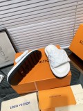 Louis Vuitton men's and women's fashion leather version spring and summer latest sandals with original box