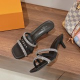 Louis Vuitton 2022 spring and summer new products latest high-end Australian diamond slippers with original box