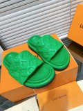 Louis Vuitton men's and women's fashion leather version spring and summer latest sandals with original box