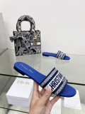 Dior 2022 latest CD hardware buckle slippers with original box