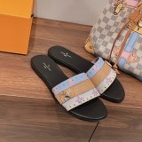 Louis Vuitton 2022 spring and summer new product counters feature the latest high-end classic slippers with original box