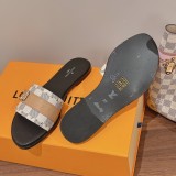 Louis Vuitton 2022 spring and summer new product counters feature the latest high-end classic slippers with original box