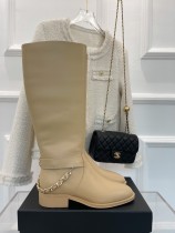 Chanel Ladies Classic Chain Boot Collection With Original Box