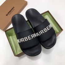 Burberry Couples Summer New Alphabet Slippers With Original Box