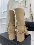 Chanel Ladies Classic Chain Boot Collection With Original Box