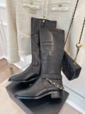 Chanel Ladies Classic Chain Boot Collection With Original Box