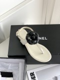 Chanel 2022 New Stunning Classic Camellia Sandals with Original Box