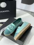 Chanel 2022 new luxury brand fisherman shoes with original box