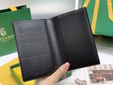 Goyard original single passport passport fashion travel essential passport holder Brazilian leather with Y word graffiti print with original box