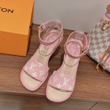 Louis Vuitton 2022 summer new latest high-end classic sandals with original box