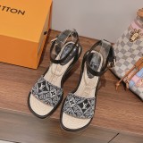 Louis Vuitton 2022 summer new latest high-end classic sandals with original box