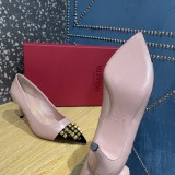 Valentino Ladies Latest Collection High Version Hot Rivet Element Casual Shoes With Original Box