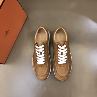 Hermes New Men's Luxury Brand Casual Sneakers with Original Box