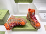 Gucci 2022 men's and women's retro autumn latest collaboration joint explosion knight boots with original box