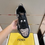 Fendi 2022 Low Top Men's Luxury Brand Casual Sneakers with Original Box